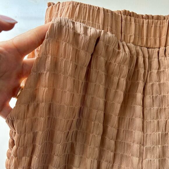 SHEIN Tan Pants and Off Shoulder Crop Top Set Size Large - Picture 9 of 14